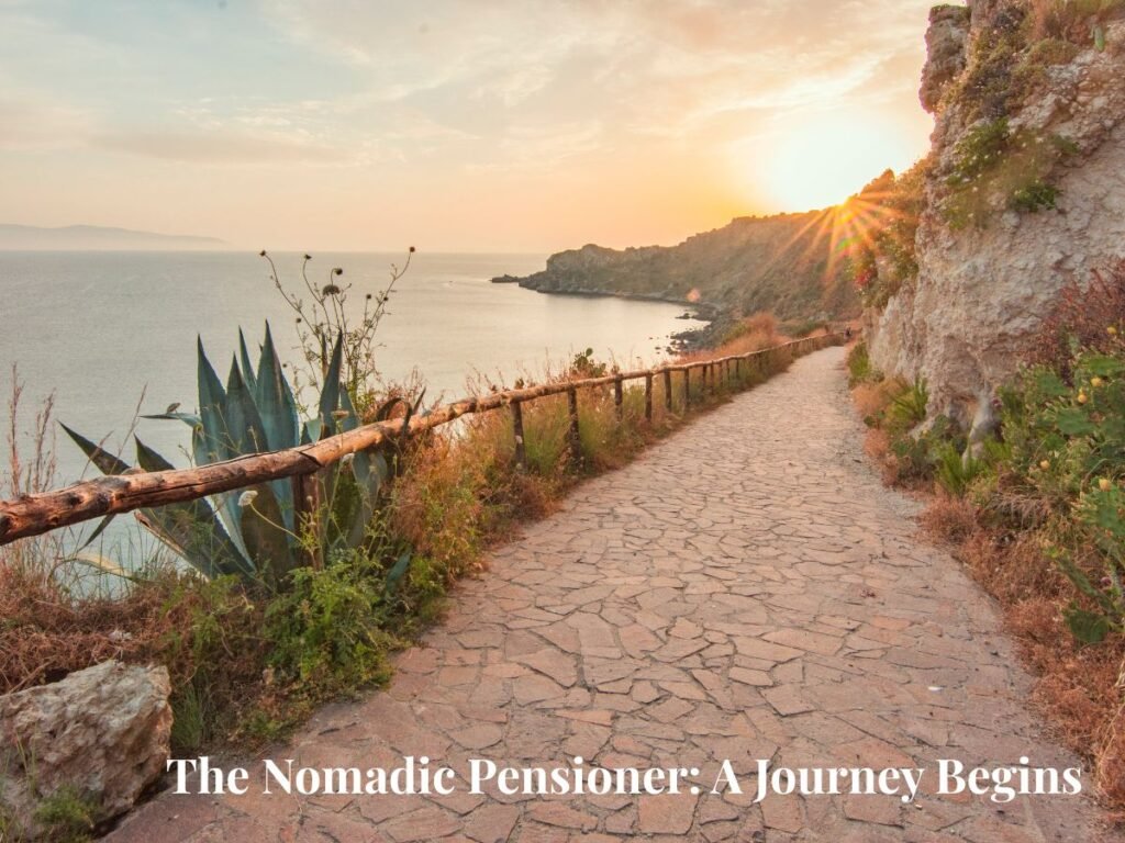 Stone coastal path at sunrise with sea views — symbolising the start of a new journey