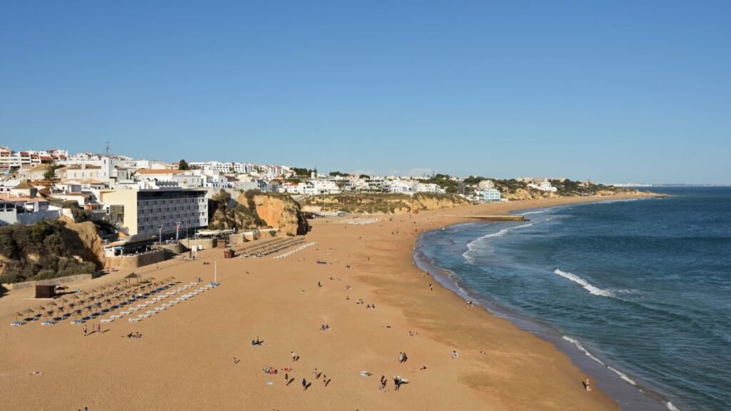 Retiring in Portugal – coastal city view at golden hour